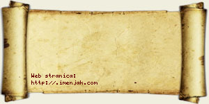 Nikolina Jaglikić vizit kartica